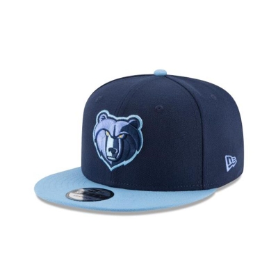 Blue Memphis Grizzlies Hat - New Era NBA 2Tone 9FIFTY Snapback Caps USA0897631